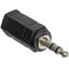 Адаптер   Aceline jack 3.5 мм - jack 2.5 мм черный [Male - Female]