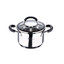 Кастрюля Masterpro Foodies MP 1.8 л 16 см серый [серый, корпус - нержавеющая сталь, индукция, внутреннее покрытие - нержавеющая сталь]