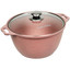 Кастрюля Kukmara Trendy style к41tsr 4 л 24 см розовый [розовый, корпус - алюминий, внутреннее покрытие - антипригарное]