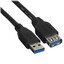 Кабель DEXP USB Type-A - USB Type-A черный [USB 3.2 Gen 1, форма - круглая, 1 шт]
