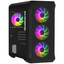 Корпус ARDOR GAMING Rare Minicase MS1  черный [Mini-Tower, Micro-ATX, Mini-ITX, USB 2.0 Type-A, USB 3.2 Gen 1 Type-A, ARGB вентиляторы, 4 x 120 мм]