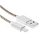 Кабель Cablexpert Lightning 8-pin - USB Type-A белый 1 м [форма - круглая, оплетка - нейлоновая, 2 А, 12 Вт, металлический корпус разъемов, 1 шт]