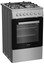 Комбинированная плита Indesit ISG5F1HX серебристый [конфорок газовых - 4 шт, духовка - 55 л, покрытие - эмалированная сталь, электроподжиг, газ-контроль конфорок]