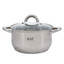 Кастрюля Krauff Casseroles 26-238-075 3.4 л 20 см серебристый [серебристый, корпус - нержавеющая сталь, индукция, внутреннее покрытие - нержавеющая сталь]