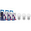Комплект светодиодных ламп Космос Lksm_LED10.5wGL45E2745 [E27, 10.5 Вт, 840 лм, 4500 K, 220 В, в комплекте: 3 шт]