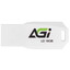 Память USB Flash 16 ГБ Agi UP138 [AGI016GAWUP138-RT] [USB 2.0/USB Type-A, до 20 Мбайт/сек, без колпачка, монолит, пластик]