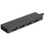 USB-разветвитель DEXP DUH-DHLB035 [USB 3.2 Gen 1 Type-A х 4, кабель - 25 см, OTG, корпус серый]