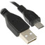 Кабель FinePower micro USB-B - USB Type-A черный 1 м [форма - круглая, оплетка - ПВХ, 2 А, 10 Вт, 1 шт]