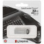 Память USB Flash 32 ГБ Kingston DataTraveler Kyson [DTKN/32GB] [USB 3.2 Gen 1/USB Type-A, до 200 Мбайт/сек, монолит, металл]