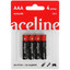 Батарейка Aceline AAA (LR03/FR03) [щелочная (LR), 1.5 В, 4 шт]
