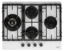Газовая варочная поверхность DeLonghi GABRIELLA 6GW BB [конфорок - 4 шт, решетки - чугун, панель - закаленное стекло, электроподжиг, газ-контроль, белый]
