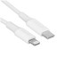 Кабель Ugreen Lightning 8-pin - USB Type-C белый [USB 2.0, форма - круглая, оплетка - TPE, 3 А, 60 Вт, 1 шт]