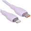 Кабель Baseus Lightning 8-pin - USB Type-C фиолетовый [USB 2.0, форма - круглая, оплетка - TPE, 2.22 А, 20 Вт, 1 шт]