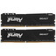 Оперативная память Kingston FURY Beast Black [KF432C16BB1K2/32 -SP] 32 ГБ [DDR4, 16 ГБx2 шт, 3200 МГц, 16(CL)-18-18]
