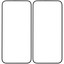 Защитное стекло Aceline для экрана Apple iPhone 16 Plus [2.5D, олеофобное покрытие, с аппликатором, цвет рамки - черный, в комплекте: 2 шт]
