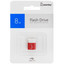 Память USB Flash 8 ГБ Smartbuy LARA [SB8GBLara-R] [USB 2.0/USB Type-A, до 15 Мбайт/сек, монолит с колпачком, пластик]
