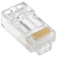 Коннектор RJ45 сквозной Aceline AcRJPS456a - 100 [сеть и коммутация, категория 6e, 100 шт]