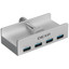 USB-разветвитель DEXP DUH-QX045 [USB 3.2 Gen 1 Type-A х 4, кабель - 140 см, корпус серебристый]