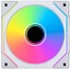 Реверсный вентилятор LIAN LI UNI FAN SL-INFINITY REVERSE BLADE [G99.12RSLIN1W.R0] белый [120 x 122 мм, 4 pin,  - 2100 об/мин,  - 32 дБ, в комплекте - 1]