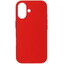 Накладка  Rocket Silk для Apple iPhone 16 красный [микрофибра, ТПУ]
