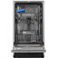 Встраиваемая посудомоечная машина Midea MID45S120i [расход воды - 10 л, кол-во комплектов - 10, защита от протечек, 45 см х 82 см - 86.5 см  х 55 см]