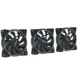Комплект вентиляторов PCCooler CORONA PWM FRGB Kit (3in1)  черный