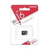 Карта памяти Smartbuy microSDHC 16 ГБ [SB16GBSDCL10-00]