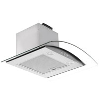 Вытяжка каминная Hansa OKP6241GH серебристый/прозрачный