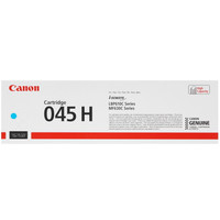 Картридж лазерный Canon 045H голубой, с чипом