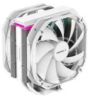 Кулер для процессора DEEPCOOL AS500 PLUS WH [LGA1700] [R-AS500-WHNLMP-G] белый