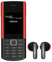 Сотовый телефон Nokia 5710 XpressAudio черный/красный