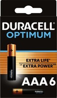 Батарейка Duracell Optimum AAA (LR03/FR03)