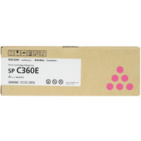 Картридж лазерный Ricoh SP C360E пурпурный, с чипом