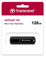Память USB Flash 128 ГБ Transcend JetFlash 700 [TS128GJF700]