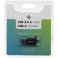 Переходник DEXP USB Type-A - USB Type-C черный