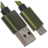 Кабель DEXP micro USB-B - USB Type-A зеленый