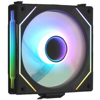 Реверсный вентилятор LIAN LI UNI FAN SL-INFINITY REVERSE BLADE [G99.12RSLIN1B.R0] черный