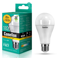 Лампа светодиодная Camelion LED A65-20w-830-E27