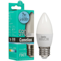 Лампа светодиодная Camelion LED7-C35/845/E27