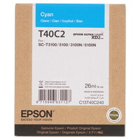 Картридж Epson T40C голубой