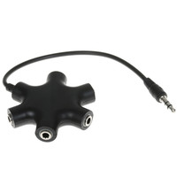 Кабель   Aceline jack 3.5 мм - jack 3.5 мм х5 шт. черный
