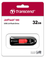 Память USB Flash 32 ГБ Transcend JetFlash 590K [TS32GJF590K]