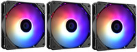 Комплект вентиляторов ID-COOLING TF Series [TF-12025-PRO-ARGB TRIO] черный