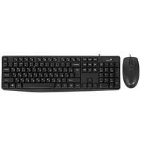 Клавиатура+мышь  проводная  Genius КМ-170 черный