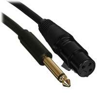 Кабель   Ugreen XLR - jack 6.3 мм черный