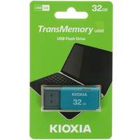 Память USB Flash Kioxia U202 [2.0, 32 Gb, пластик, бирюзовый]