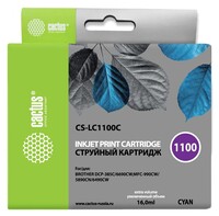 Картридж Cactus CS-LC1100C голубой