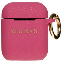 Чехол Guess  для Aceline LightPods, Apple AirPods, Apple AirPods 2, розовый