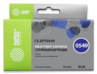Картридж Cactus CS-EPT0549 синий