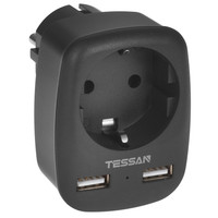 Адаптер питания Tessan TS-611-DE черный